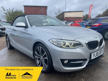 BMW 2 SERIES 2.0 220d Sport Euro 6 (s/s) 2dr